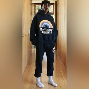 MADHAPPY Navy Blue Outdoor Collection Classic Sweatpants | PRELOVED 🌈💙